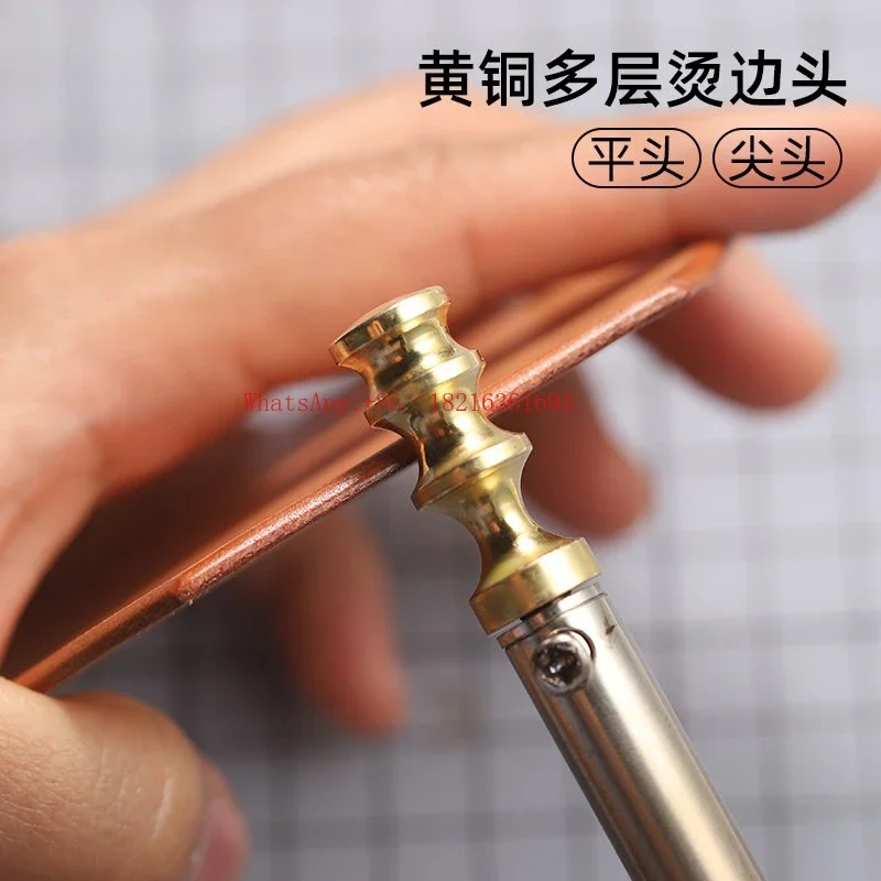 2026GOOD Multi-layer Perm Edge Soldering Iron Tip DIY Leather Leather Edge Deburring Edge Wax Treatment Specially
