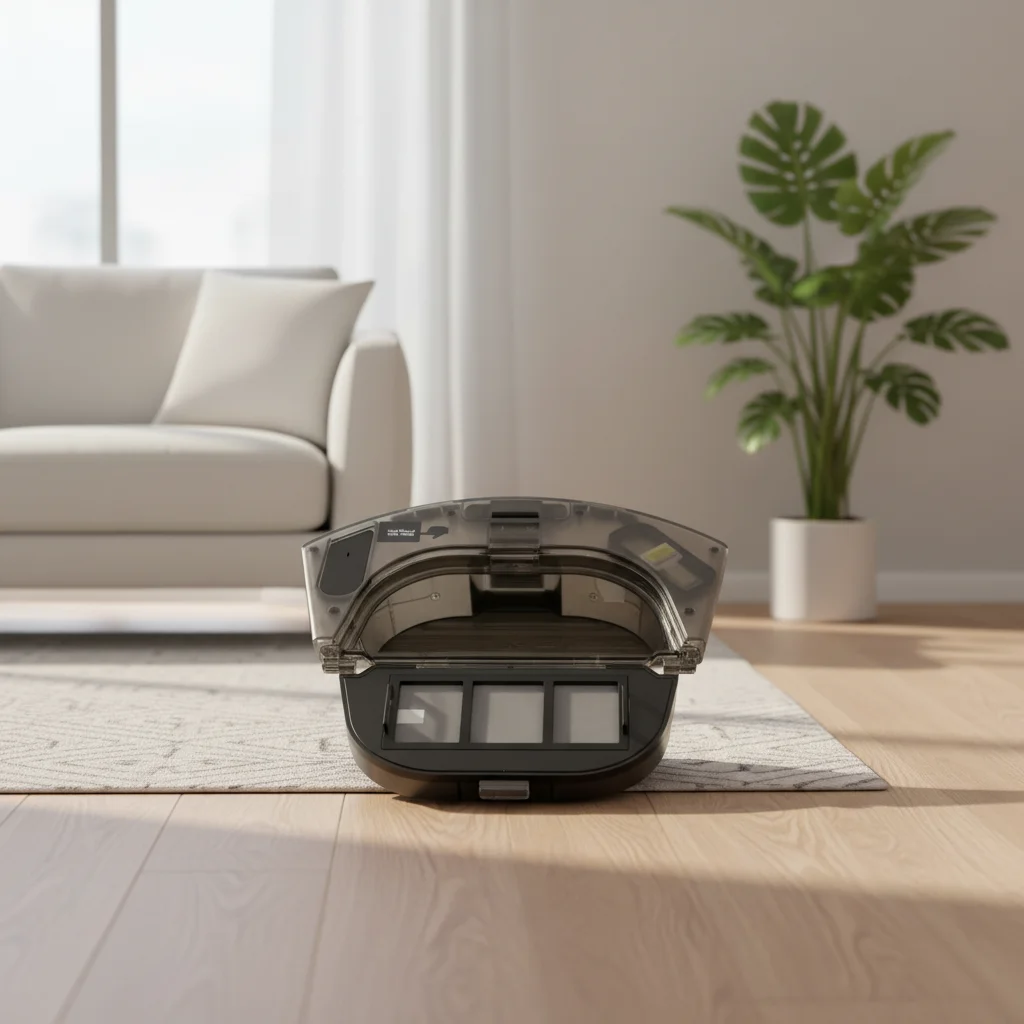 Home Cleaning 2 In 1 Dust Bin Mop Tank Cleaning Appliance Black Large Dust Collection Capacity Long-lasting Use