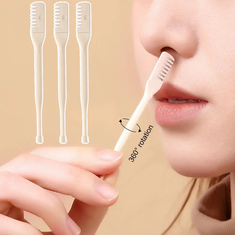 Easy to Carry Nose Hair Trimmer Plastic Shaving Nose Hair Convenient Disposable Sharp Nose Hair Cutter Shaving Machine