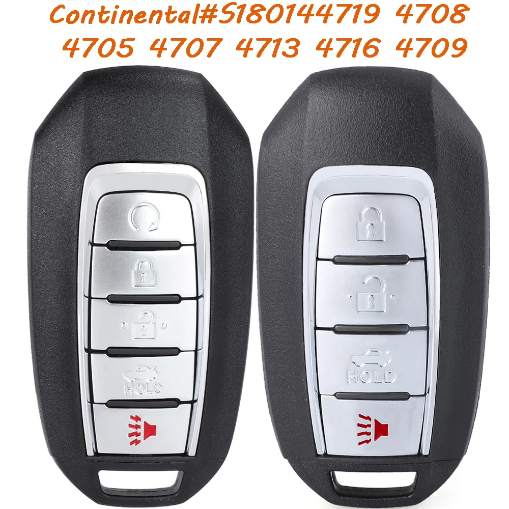 

S180144719 S180144708 S180144705 S180144707 S180144713 S180144716 S180144709 Remote Key Fob for Infiniti Q50 Q60 QX60 QX50 QX55