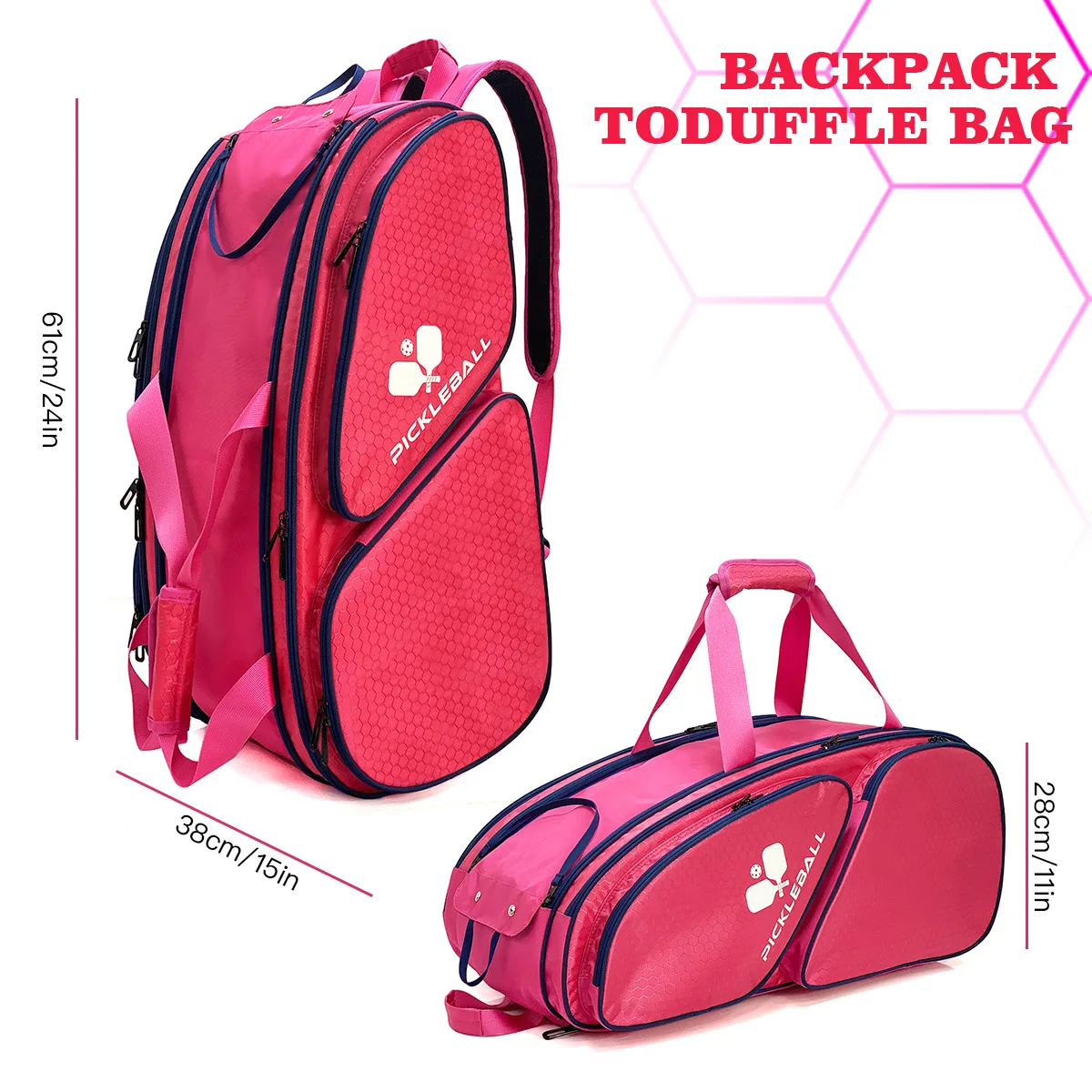 

New LEDweight multi-functional men's and women's waterproof tennis racket bag