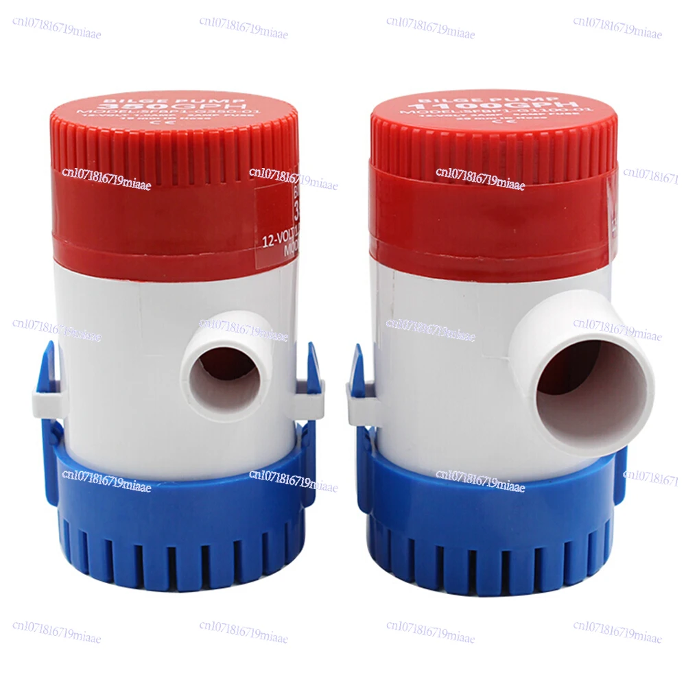 

Speedboat 12/24V DC Bilge Pump Submersible Pump 350/500/750/1100GPH