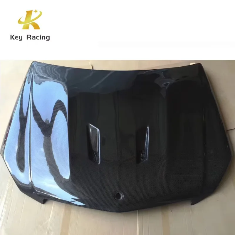 C63 W204 Hood Carbon Fiber BS Style Front Engine Bonnet Cover For Mercedes-Benz C Class W204 C63 AMG Car Styling Accessories