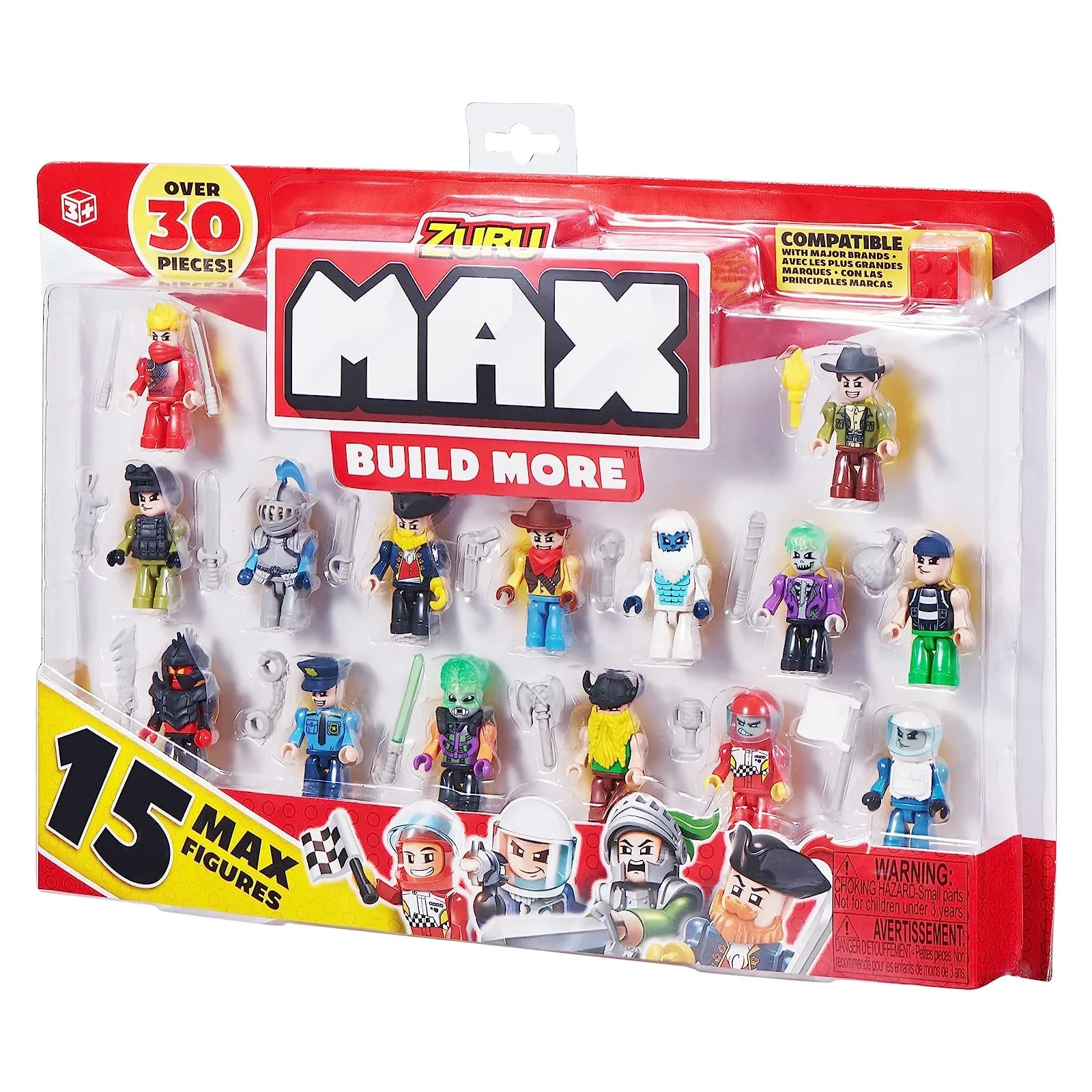 

ZURU MAX Build More Mini Figure Set - 15 Figures (Styles Vary)