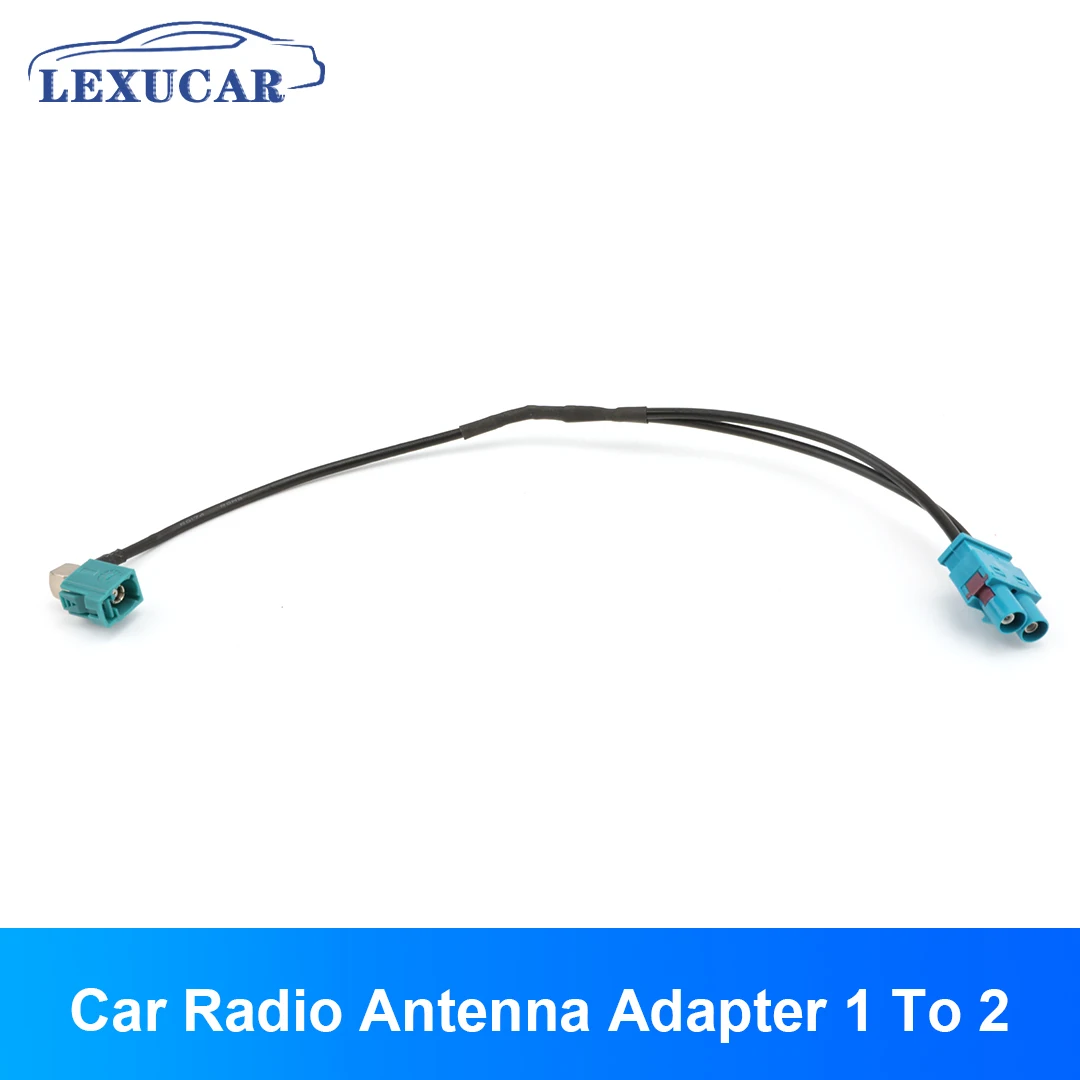 Car Antenna Signal Amp Booster FAKRA II Radio Antenna With Booster Adapter 12V Car Accessories For VW Skoda for Audi