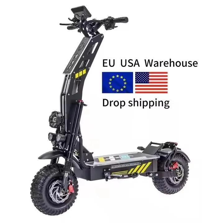 2024 EU warehouse fast delivery14 Inch High Speed Electric Scooter Dual Motor 60V e-scooters