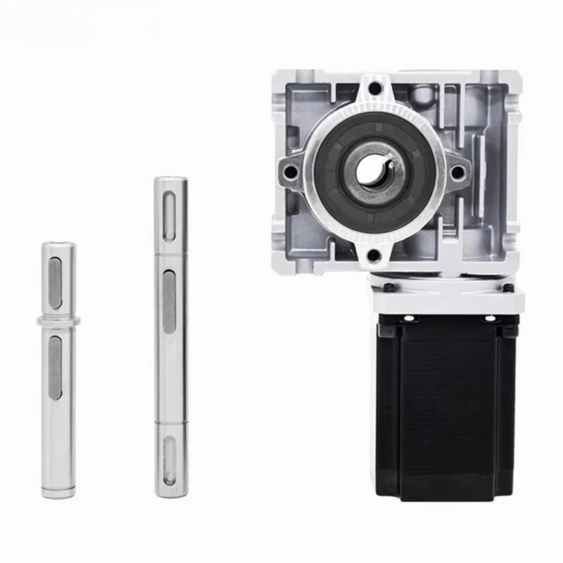 Worm gear motor, high torque | Self-locking gearbox motor with 5:1-100:1 speed ratio for CNC and industrial automation