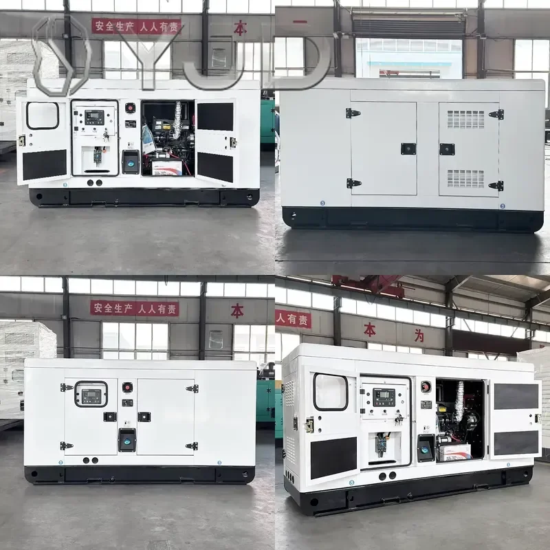 High-Power 20-1000KW Single Phase Silent Generator Set Leroy Somer Open Frame Remote Start 1500 RPM 50/60Hz Frequency