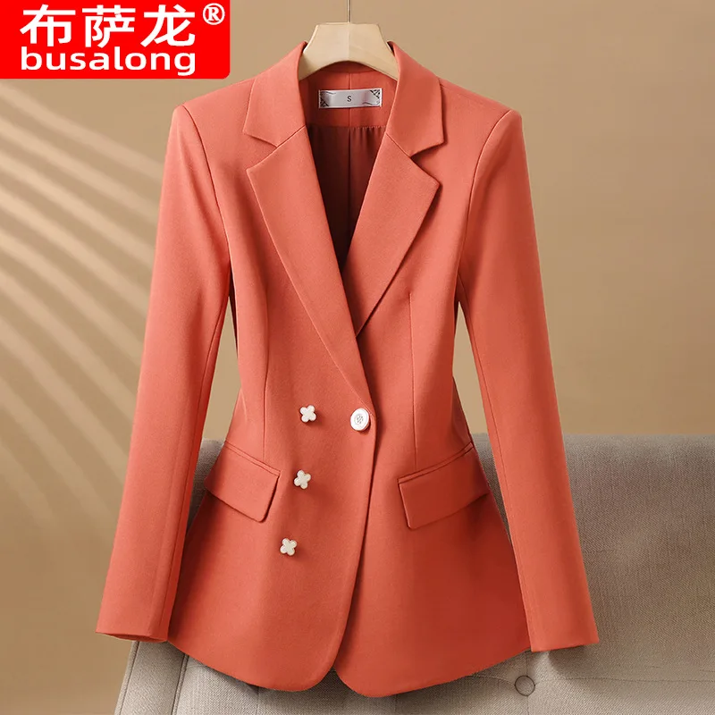 Nouveau costume de mode élégant décontracté femmes à manches longues Blazer professionnel veste formelle Workwear8883