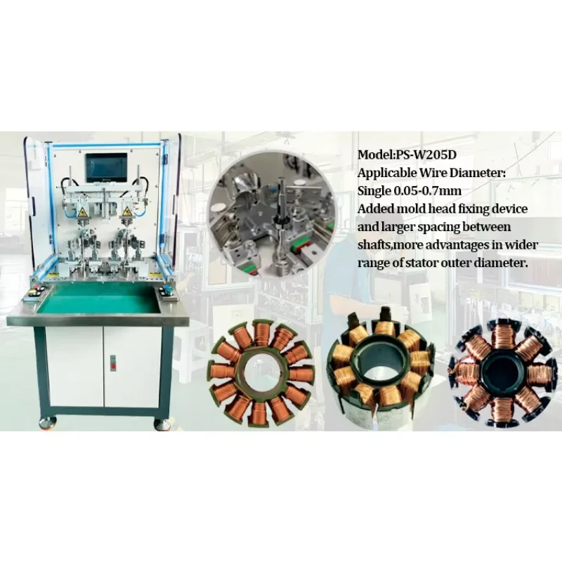 Direct Factory Sale CNC Coil Cooling Fan Micro Stator Winding Machine Industrial Equipment