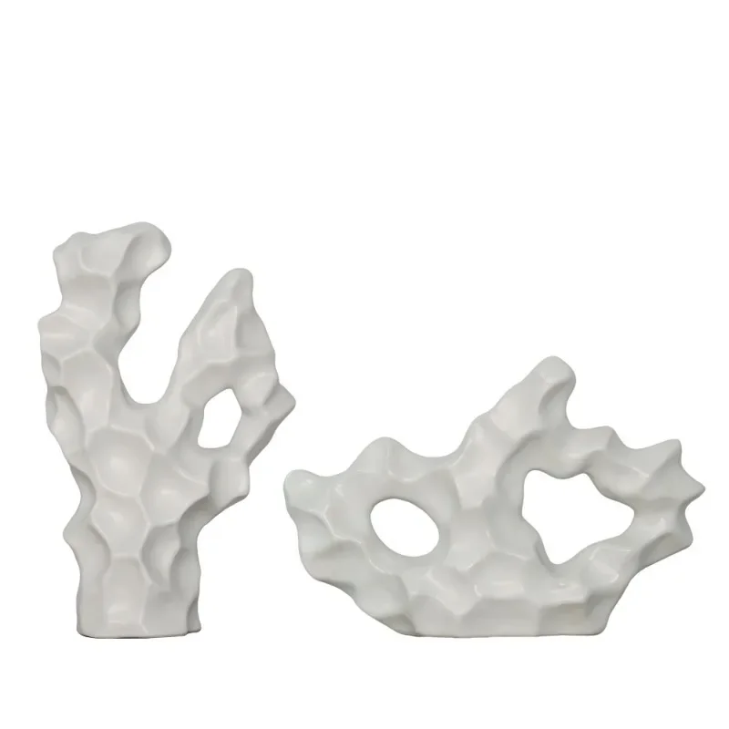 

Ceramic coral stone ornaments, study tea room decorations, model room handicrafts, flower arrangements, rockery decorations