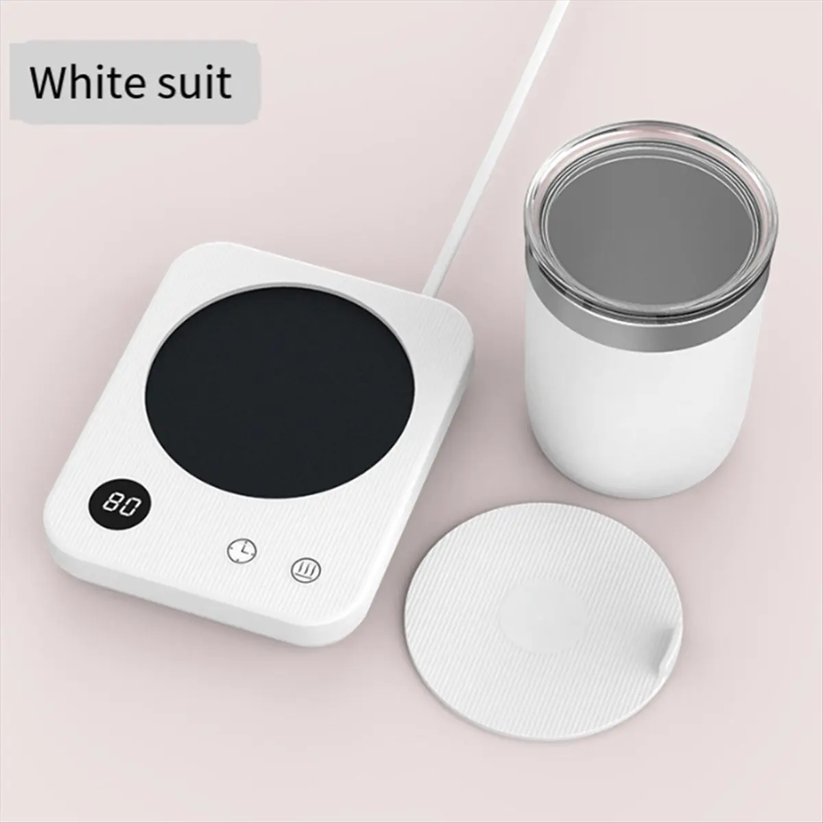 Hot Sale 110V Cup Heater 3 Gear Temperatures Beverage Heating Coasters Plate Pad for Water US Plug