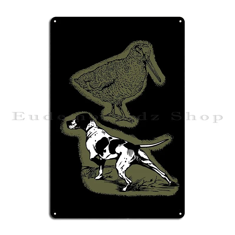Obv Woodcock And Pointer Metal Signs Wall Decor Custom Poster Party Garage Tin Sign Poster