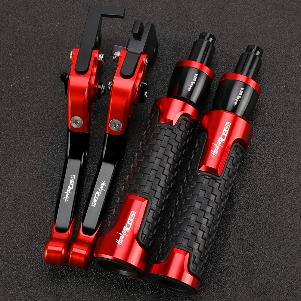 

For Honda CB599 CB 599 HORNET 1998-2006 2005 Motorcycle Accessories Brake Clutch Levers Handlebar Handle bar Hand Grips ends