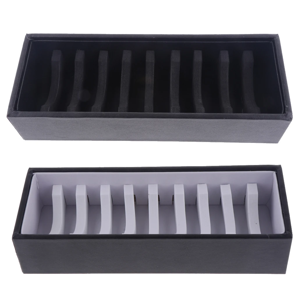10 Piece Grid Bracelet Tray PVC Insert Box Holder Display Showcase