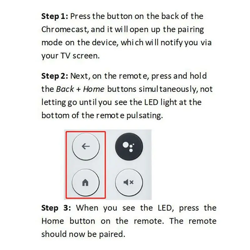 DT39 Remote Control for Google Chromecast for Google TV Voice Set-Top Box Replacement G9N9N White ABS
