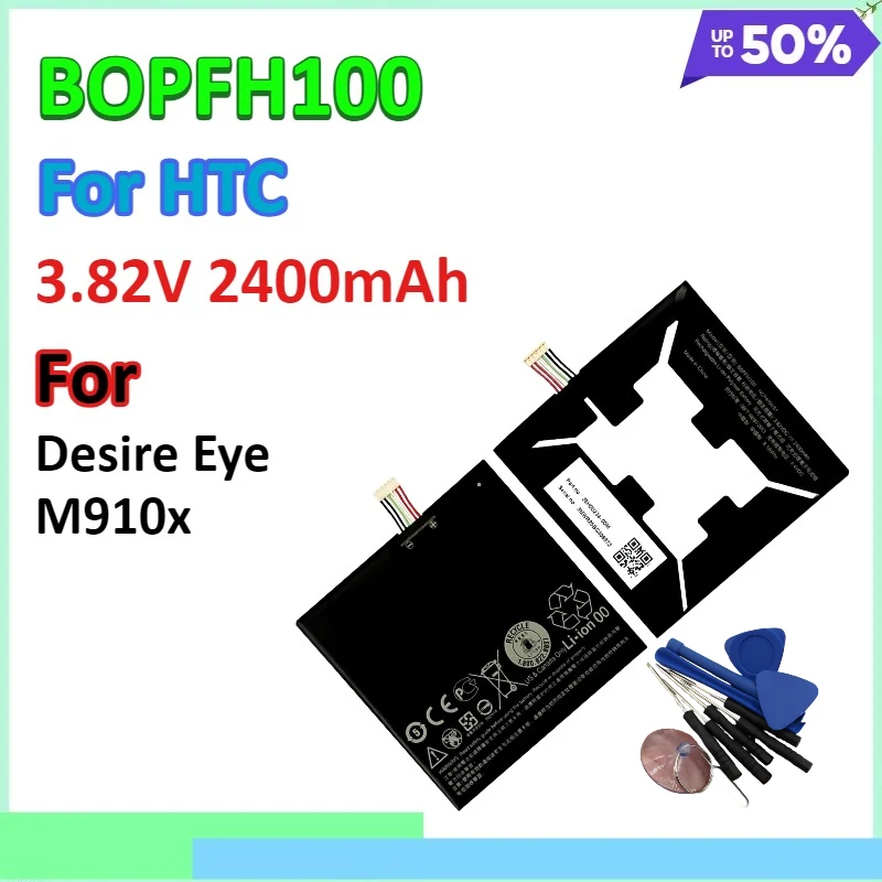 

BOPFH100 2400mAh 3.82V Replacement Lithium Battery for HTC Desire Eye/M910x Mobile Phone Accessories