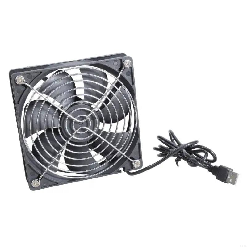 WXTC Multipurpose USB 12cm Exhaust Fan for Enclosure Ventilation and Heat Dissipation