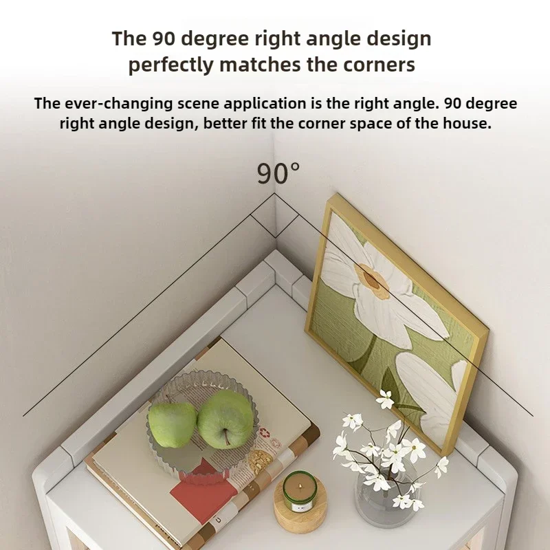 خزانة زاوية لغرفة الطعام، خزانة زاوية، خزانة حائط مثلثة، خزانة زاوية، غرفة المعيشة، غرفة النوم، تخزين أرضية الزاوية #3