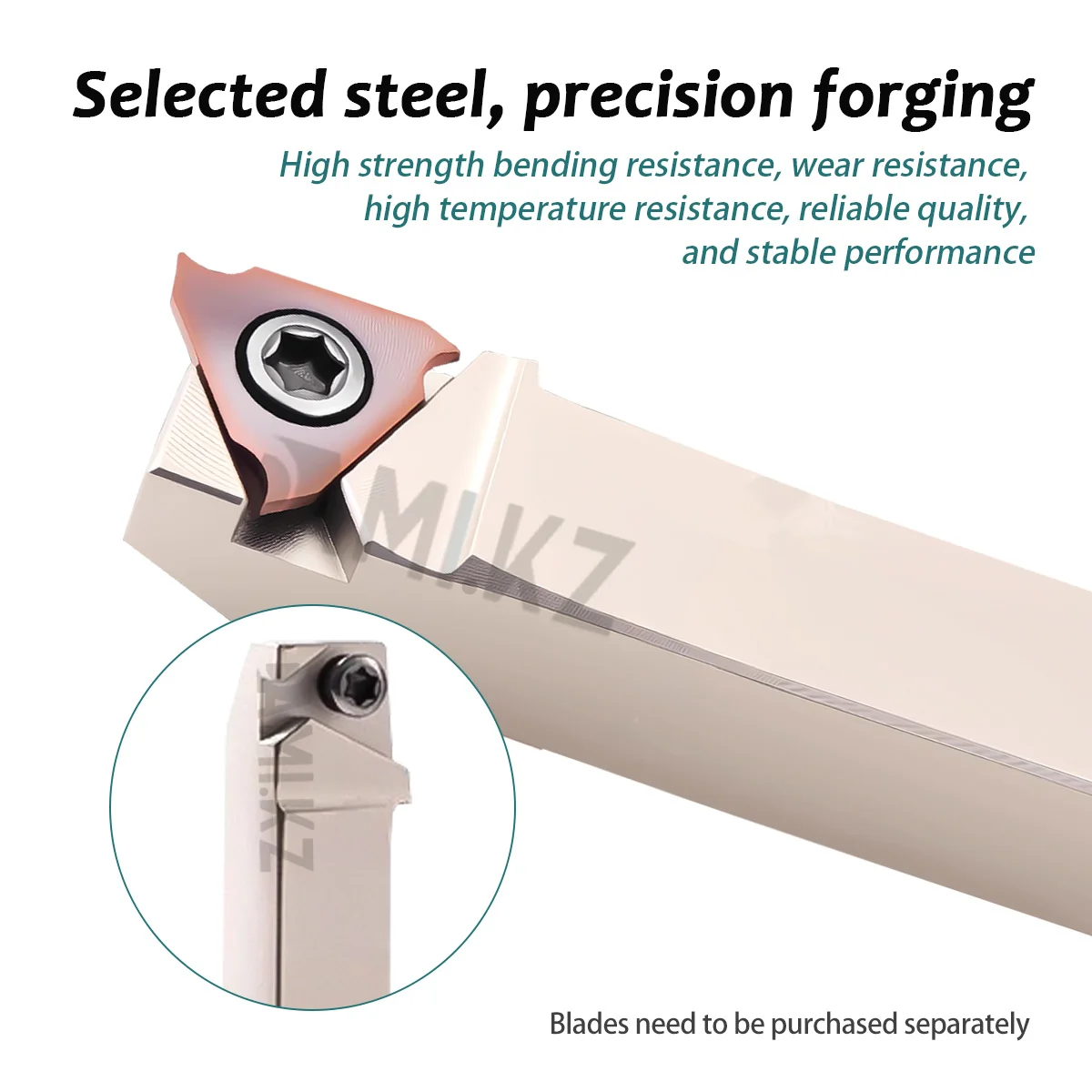 KTGFR1010/1212/1616/2020JX16-F Heart Moving Machine Knife Rod Numerical Control Lathe KTGFR Vertical Shallow Groove Knife Holder