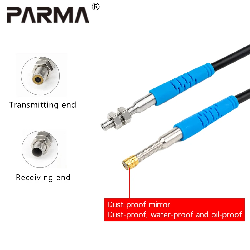 PARMA sensor M3 Ultra-small laser beam photoelectric switch sensor Visible light Infrared sensor switch NO