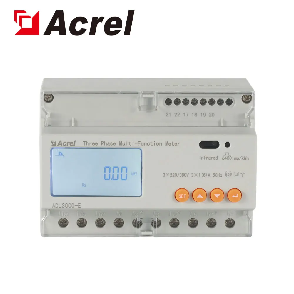 

Acrel DTSD1352 Three Phase DIN Rail Mounting Energy Meter with LCD Display