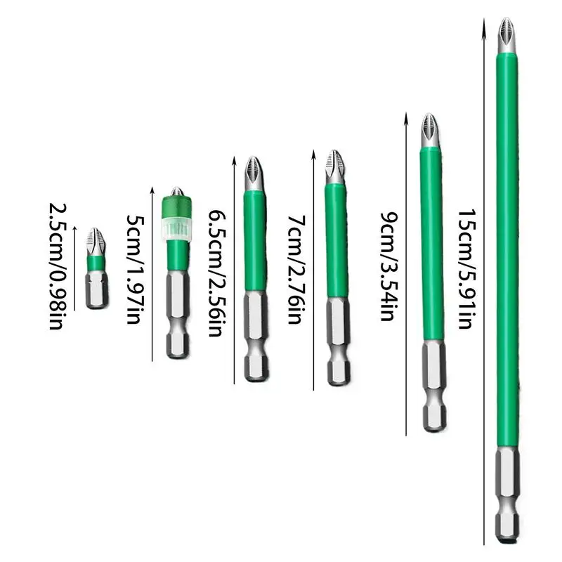アンチスリップドリルビット磁気人間工学に基づいた耐久性ドライバービットポータブルツールキットアクセサリー防錆掘削ツール用