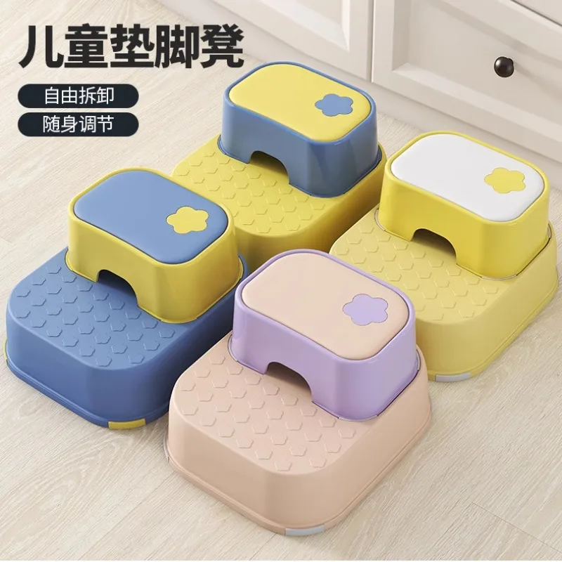 

Children's climbing ladder Baby hand ladder Foot stool Small stairs Wash table Step stool Foldable handrail ladder