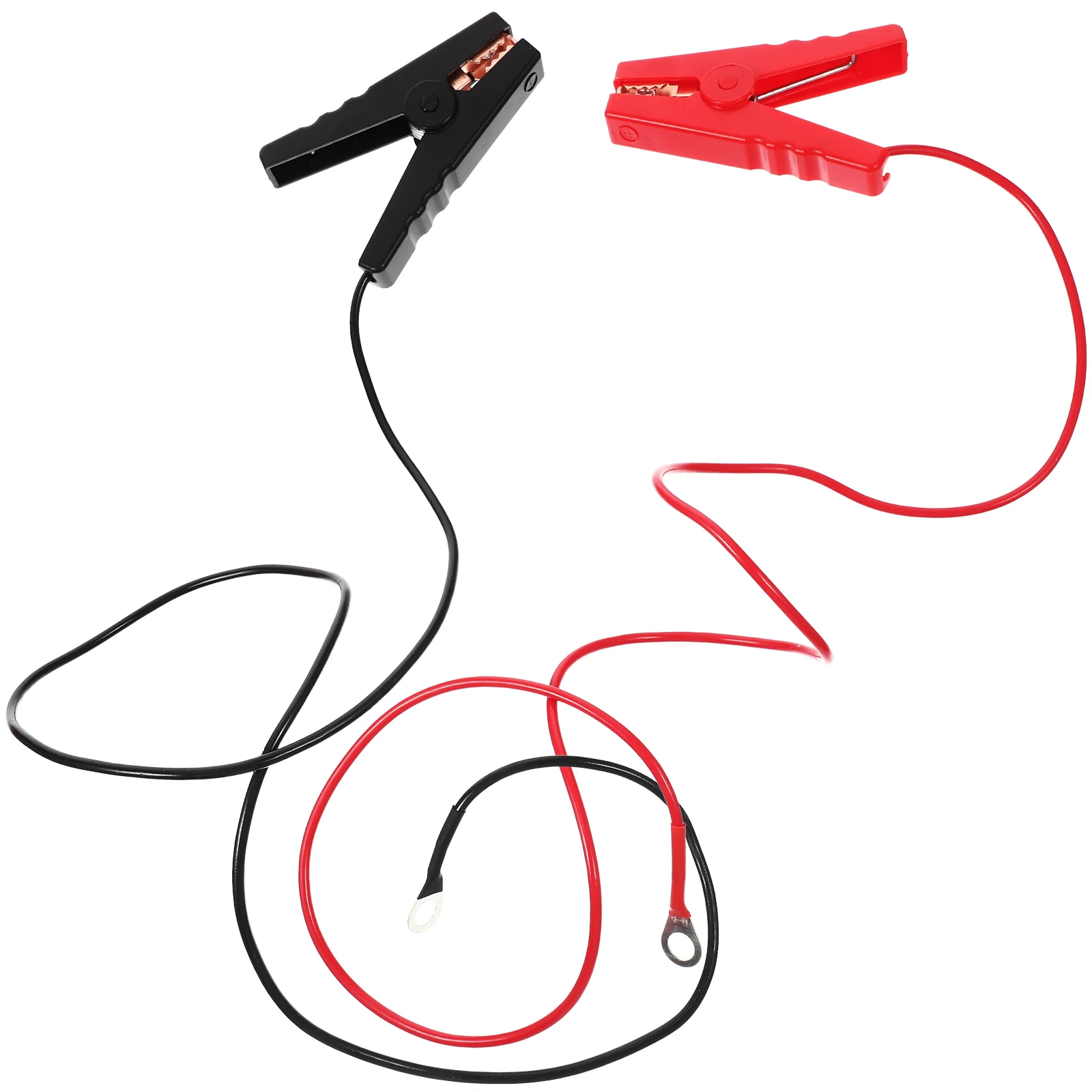 

1set Connection Cable Electric Fence Jumper Clip Wire Farm Leads Connector Crocodile Clamps Tractor