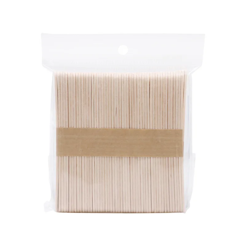 100pcs Disposable Waxing Wooden Tongue Depressor Body Hair Removal Stick Tongue Depressor