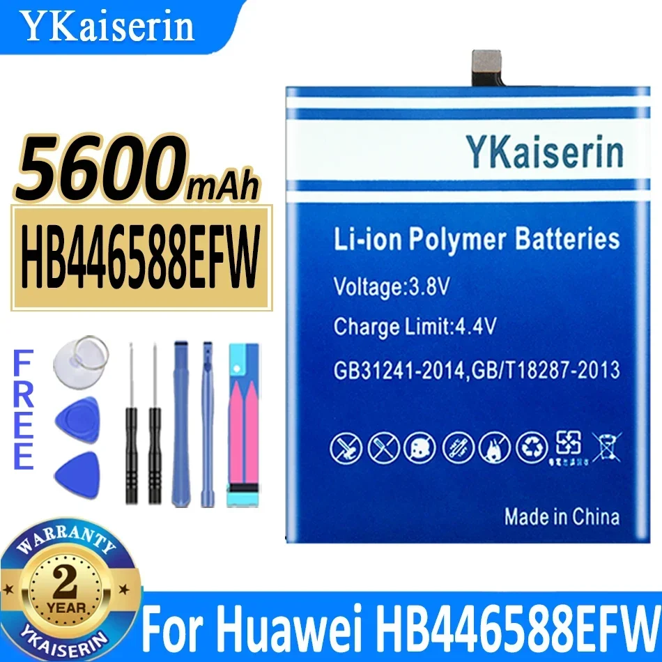 

YKaiserin 5600mAh Replacement Battery for Huawei HB446588EFW Batteries Free Tools