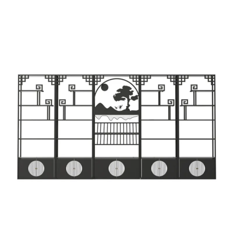 

Durable Customized wall rack household modern simple storage cabinet room display cabinet partition cabinet rack commercial