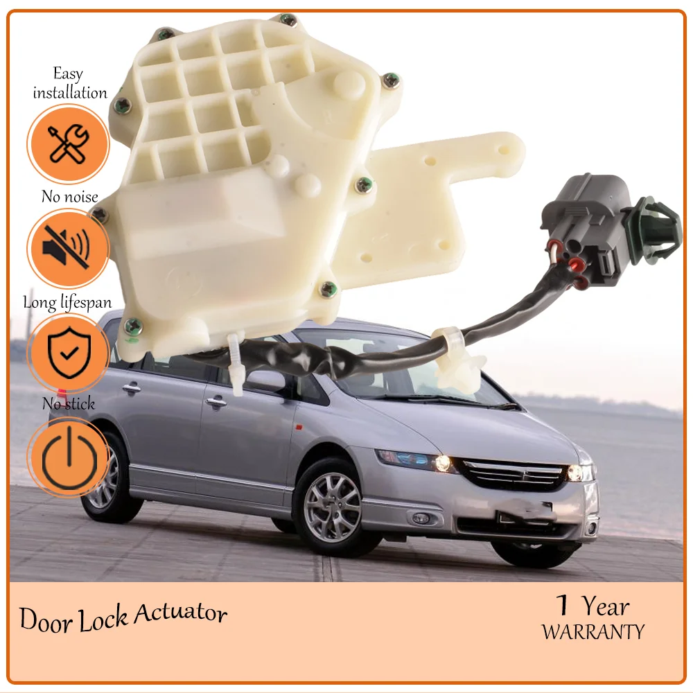 Rear Right Door Lock Actuator,Fit Honda Odyssey 2001-2004,5-pin rear door latch,oe 72663-S0X-A11,100DLA1449S,72663S0XA11,DLA1449