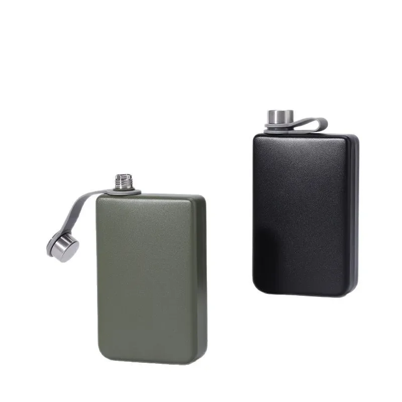Whiskey Hip Flask Wine Jug 304 Stainless Steel 9oz Camping Pocket Metal Flask for Liquor Men Drinking Whiskey Alcohol Groomsmen