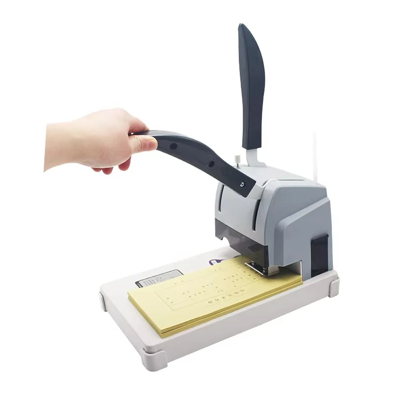 

R-103 30mm Voucher Binding Machine Financial Accounting VouchersSpecial File Bill Punching MachineHot Melt Riveting Pipe Manual