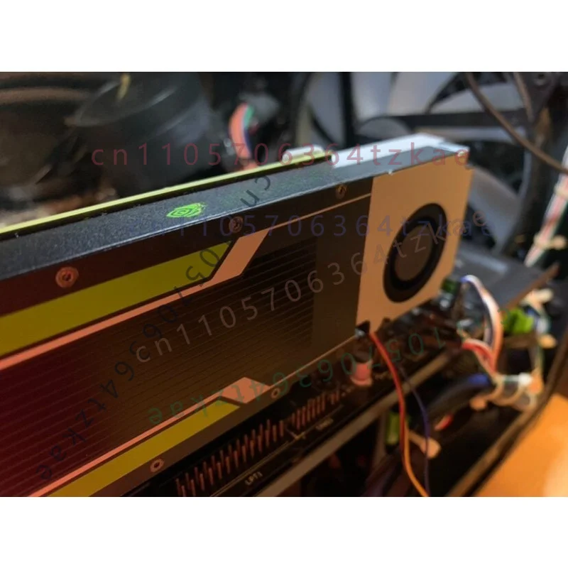 For NVIDIA Tesla P4 M4 T4 A2 Graphics Card Modified Active Turbo Cooling Fan Silent 4 Wire PWM GPU Cooler