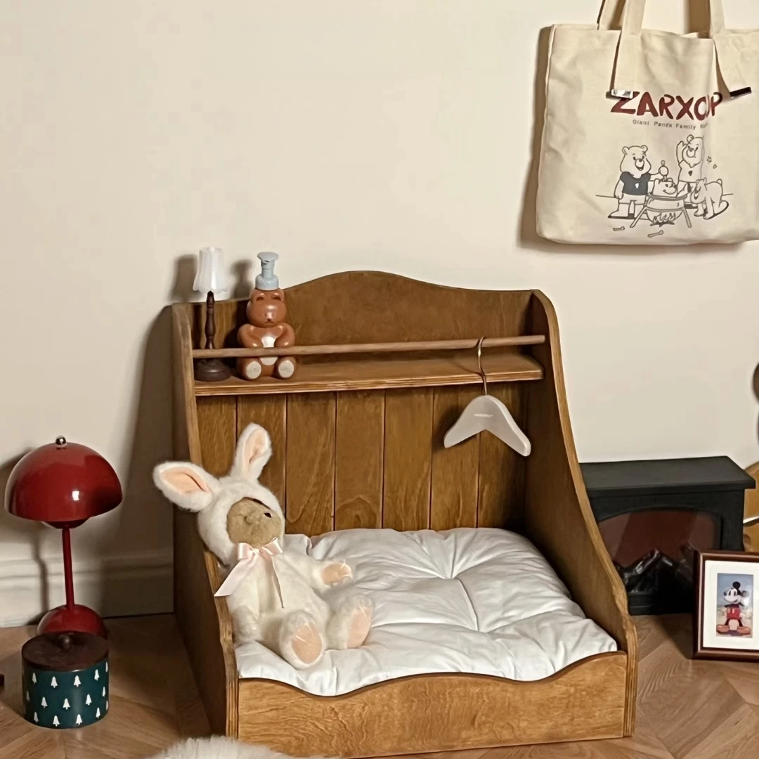 

Nordic retro cat kennel bed high-end French