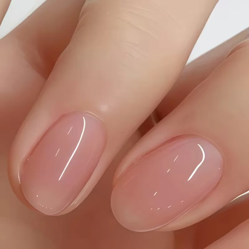 7-in-1 nail polish, rich in keratin and vitamin E, provides dual nourishment and repair for thin, brittle, layered, and damaged nails, strengthening and thickening the nail surface. Transparent milky white texture, creates a natural nude nail shine, dries quickly to form a film, and provides long-lasting gloss. It can be applied alone as a nude nail polish or used as a base coat. It is easy to use and suitable for both home and nail salons.