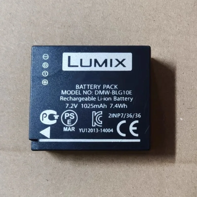 Original 1025mAh for Panasonic BLG10E BLG10GK G110 G100 LX100 GF3/5/6 GX7/9 GX80/85 ZS110/220 ZS70/80 Camera Battery Charger