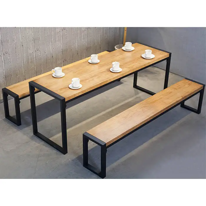 # Modern Style Tables Chairs High Quality Outdoor Patio Restaurant Furniture Wood Picnic Dining Table