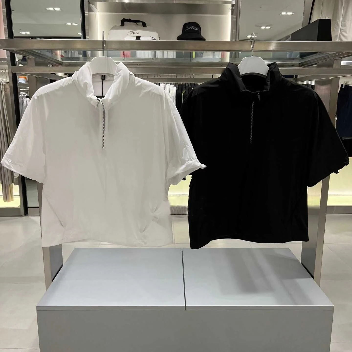 2026 Women's Golf Polo Shirt Half Zip Stand Collar Short Sleeve Sports Top Fashion Casual Golf Wear Breathable