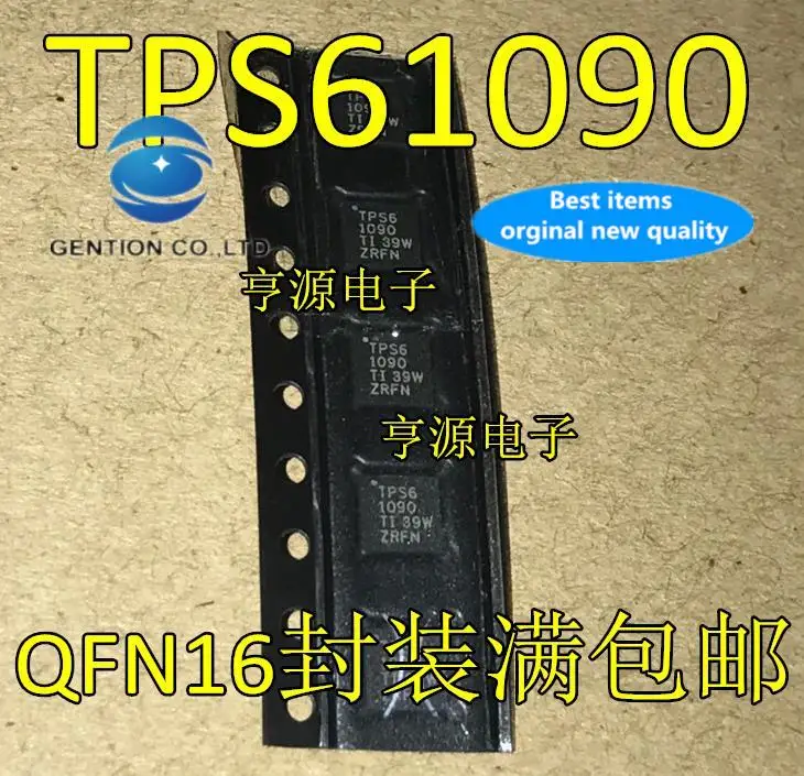 

5pcs 100% orginal new TPS61090RSAR TPS61090 SMD QFN16 VQFN16 Switching Regulator IC