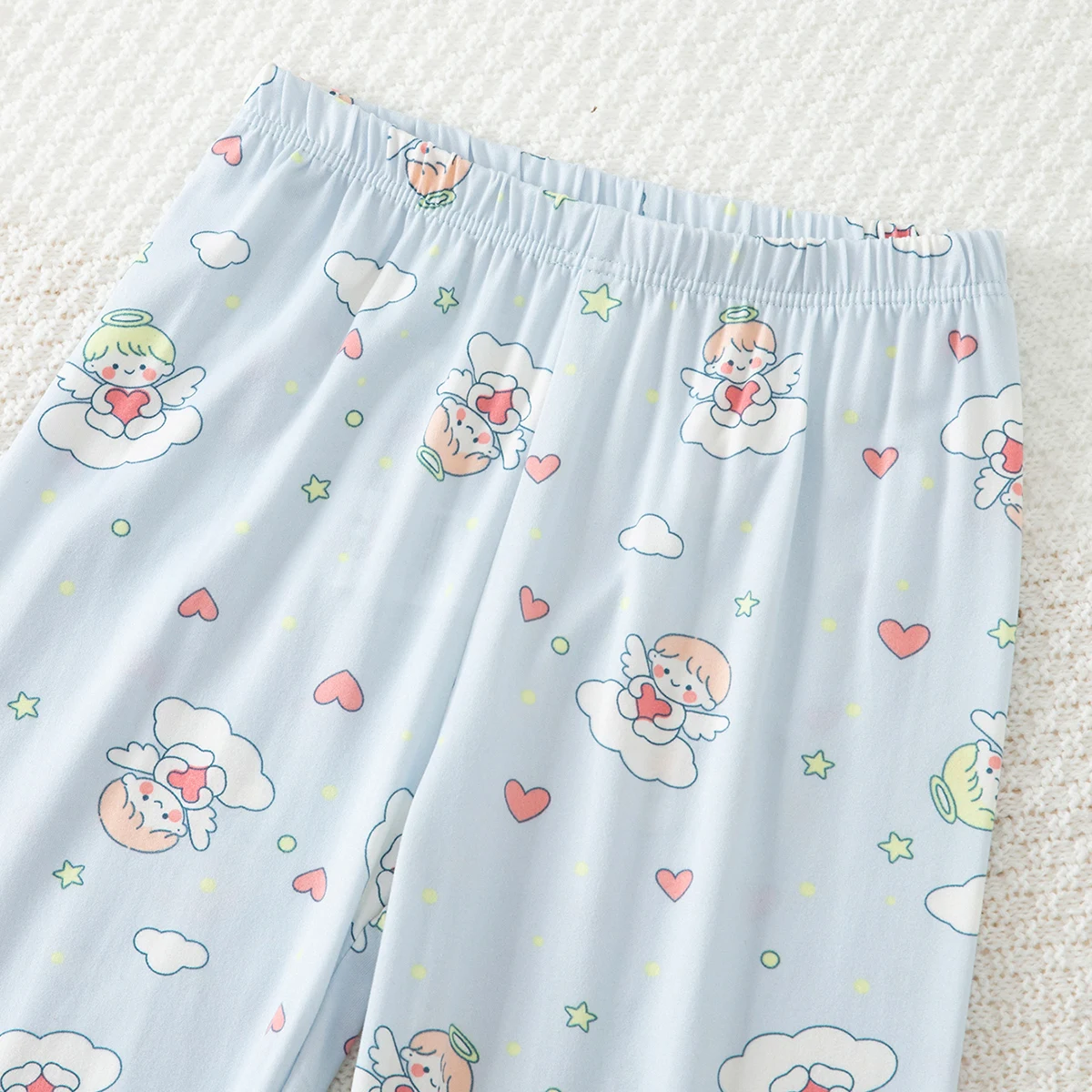 2-teiliges Herbst-Set für Kinder, bestehend aus einer langärmligen Hose mit niedlichem Cartoon-Motiv, für Jungen und Mädchen, bequem und vielseitig einsetzbar als Freizeitkleidung für zu Hause. – Detail 25