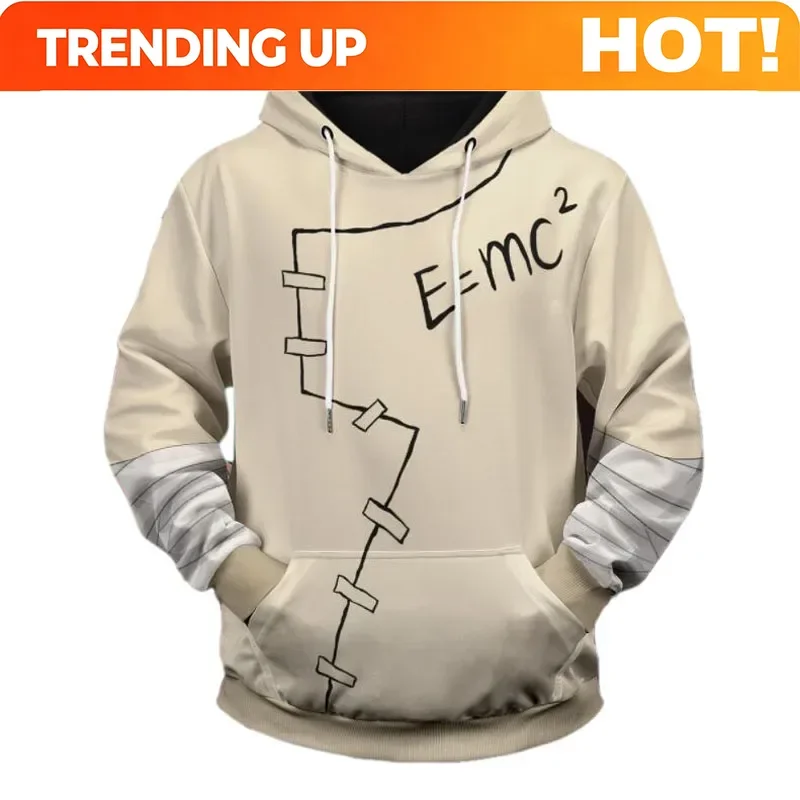 Customization Physical Formula Pattern 3D Printed Hoodie Cosplay Costume Pullover Casual Streetwear Hooded Sweatshirts Men Cloth