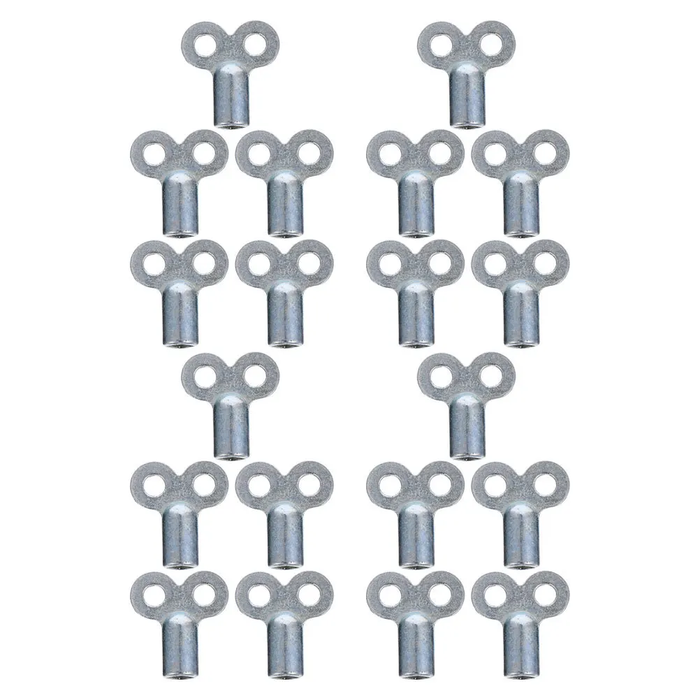 

20Pcs Radiator Heater Bleed Key Square Socket Metal Valve Key Plumbing Water Tap Radiator Valve Bleed Tool for Heating Systems