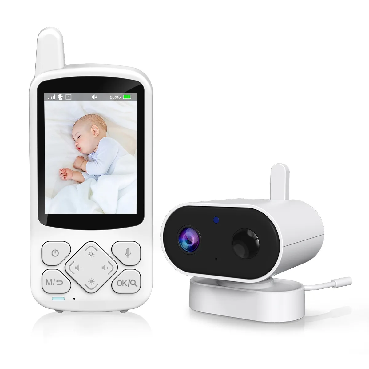 2.8 inch baby monitor ABM800 baby crying alarm reminder babymonitor monitor night vision