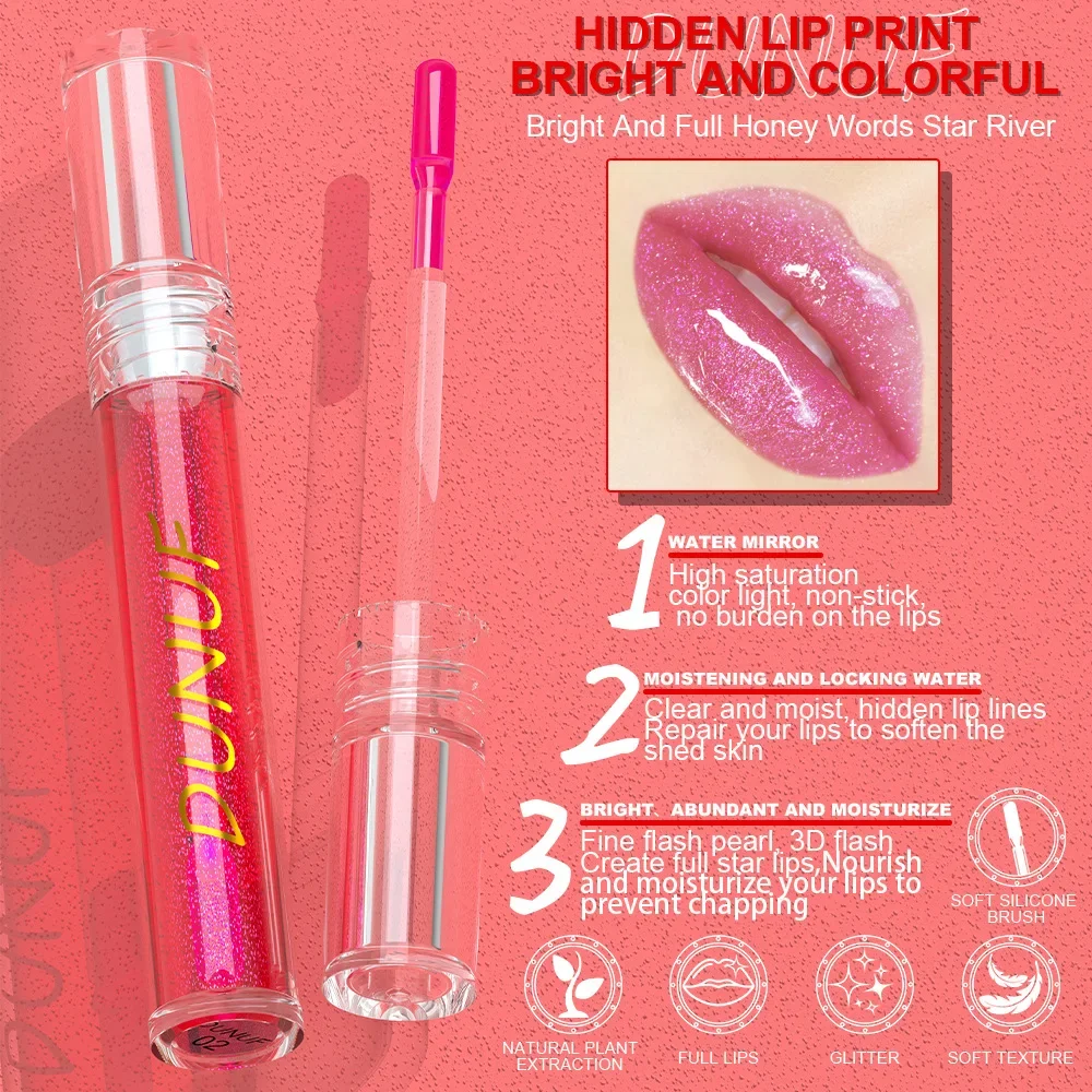 DUNUF 3 Color Magic Waterproof Colour-Changing Lipstick Lip Balm Set Beauty Accessories Prevent Lipstick Fruity Smell Lip Gloss