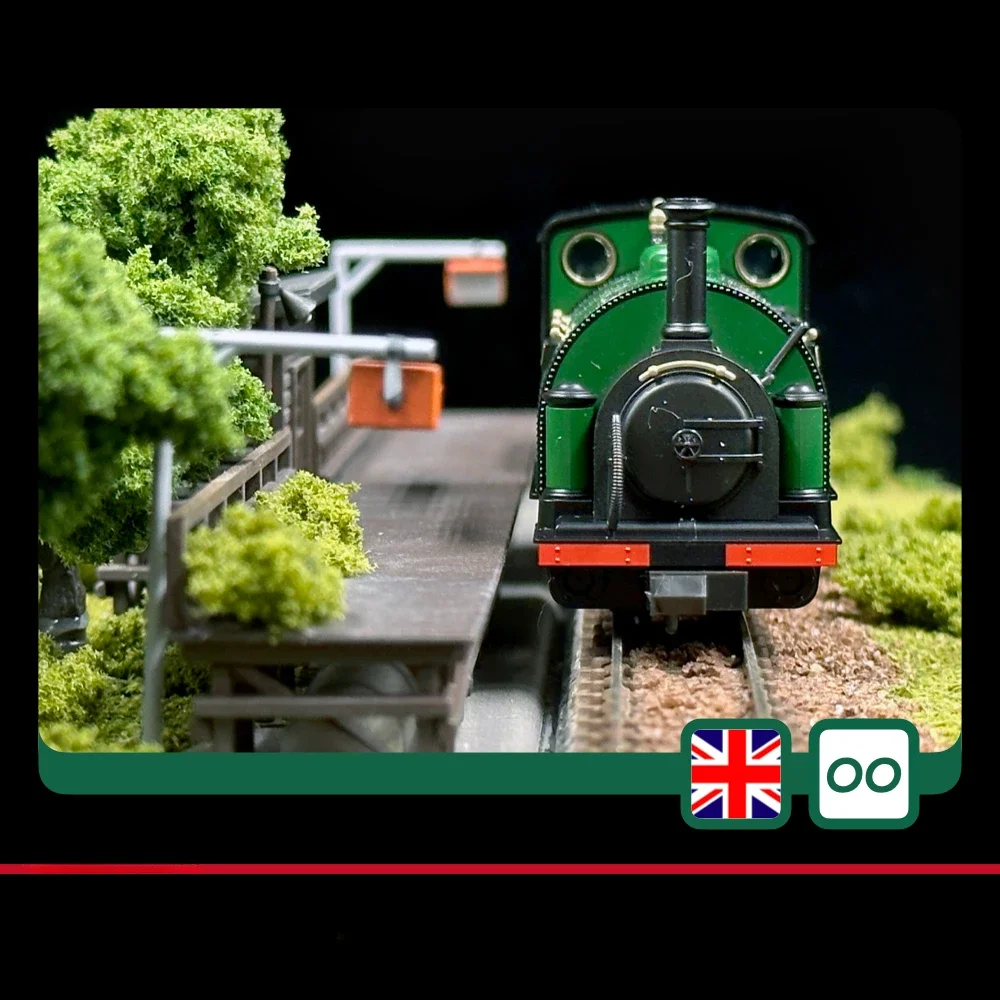 [OO] KATO รถไฟรุ่น 51-201F Little England 0-4-0 รถจักรไอน้ําเจ้าหญิงสีเขียวรถรางของเล่น