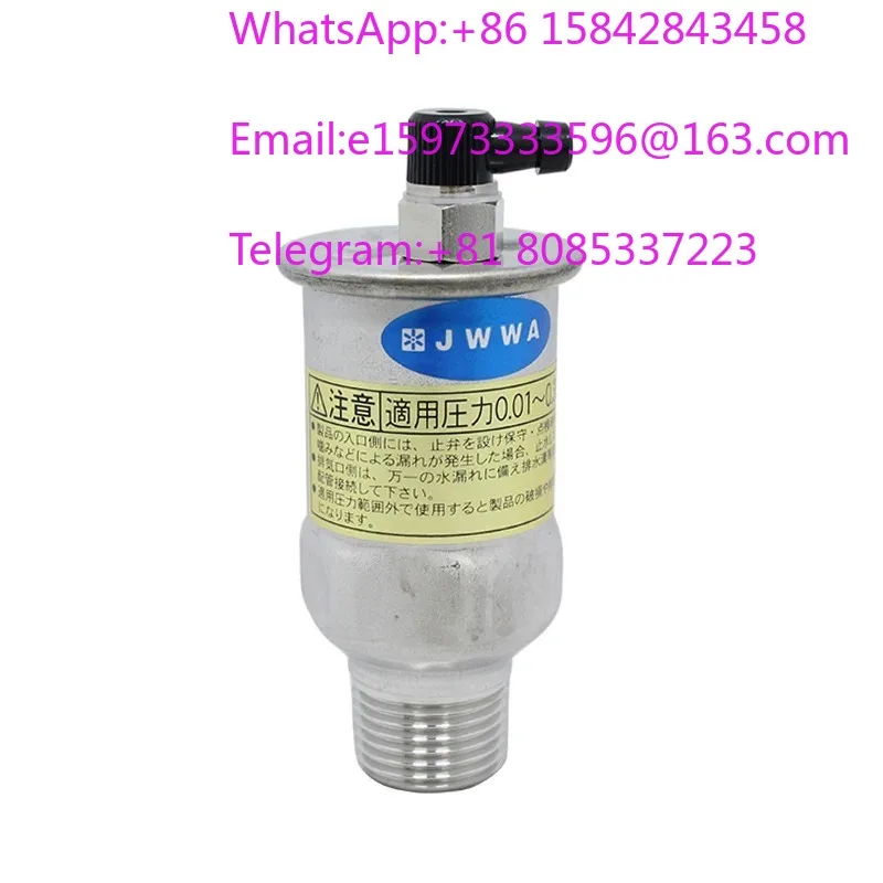 TA-18ML Stainless Steel Air Vent Valves Water Piping Systems DN6 DN10 DN15 DN20 1/8inch-3/4inch Hose Connection