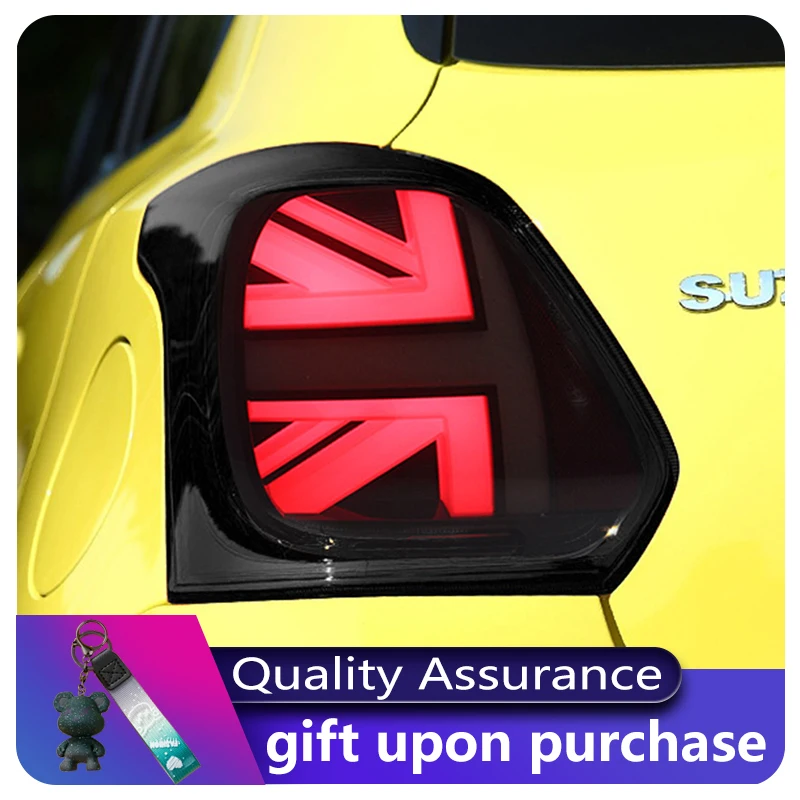 A Pair of Fashion For Suzuki Swift 2019-2024 Exterior Rear Lamp LED DRL Taillight Assembly Auto Modified Tool Car Accessories